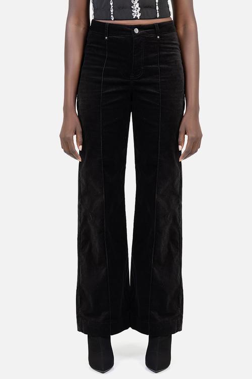 Paige Wide Leg Pants - Black