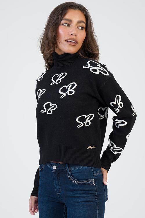 New In Town Knit Sweater - Black