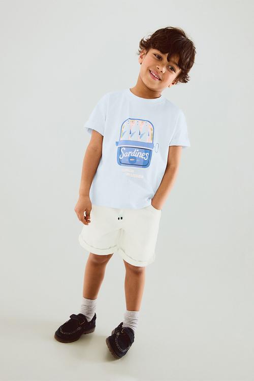 T-Shirt M2SARDIN - Light/Pastel Blue