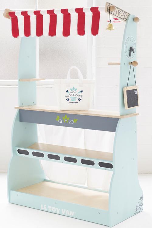 Wooden Shop & Cafe Market Stand - multi