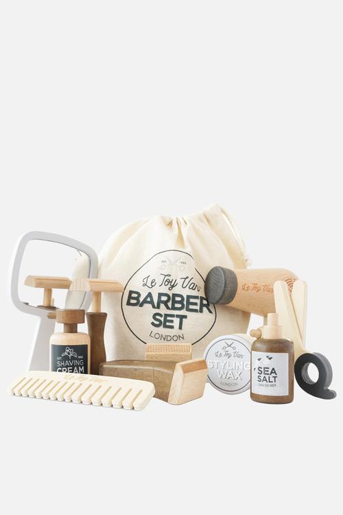 12 Pcs Wooden Hairdresser and Barber Kit - neutral