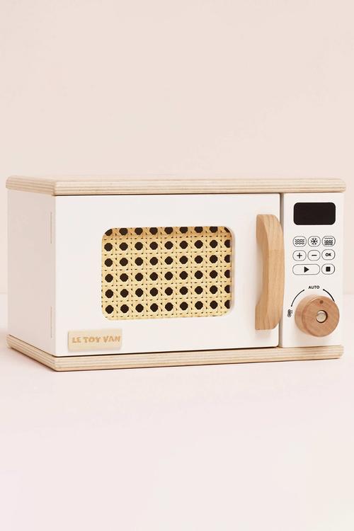 Wooden Microwave Set - neutral