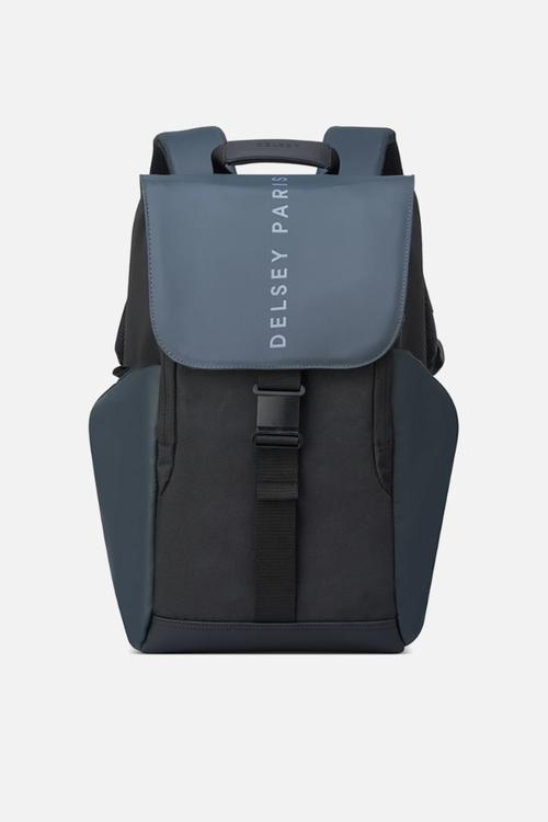 Delsey Securflap 16" Backpack - Navy