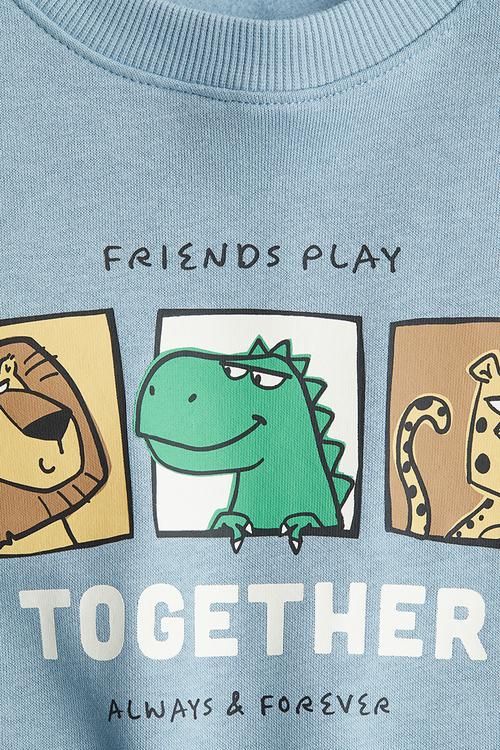 Sweatshirt - light blue/together