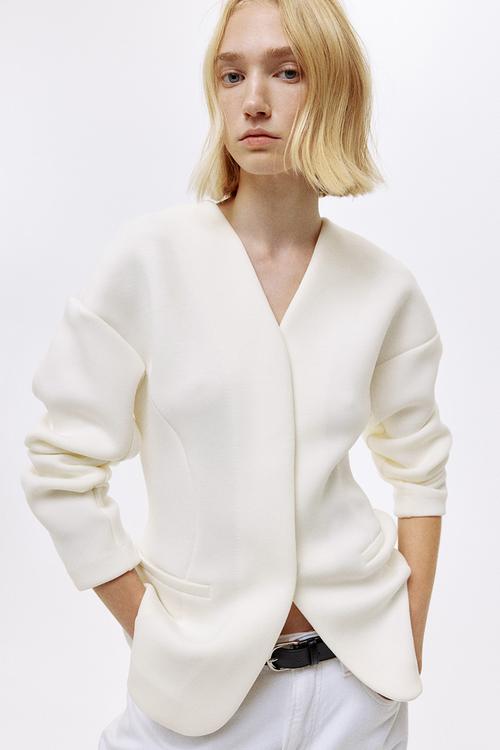 Scuba blazer - white