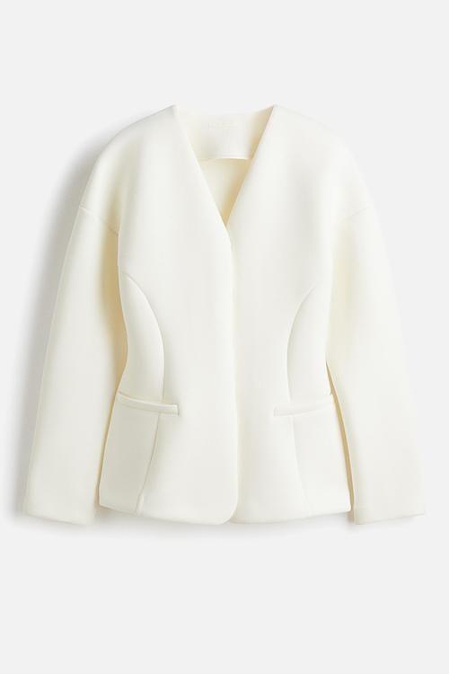 Scuba blazer - white