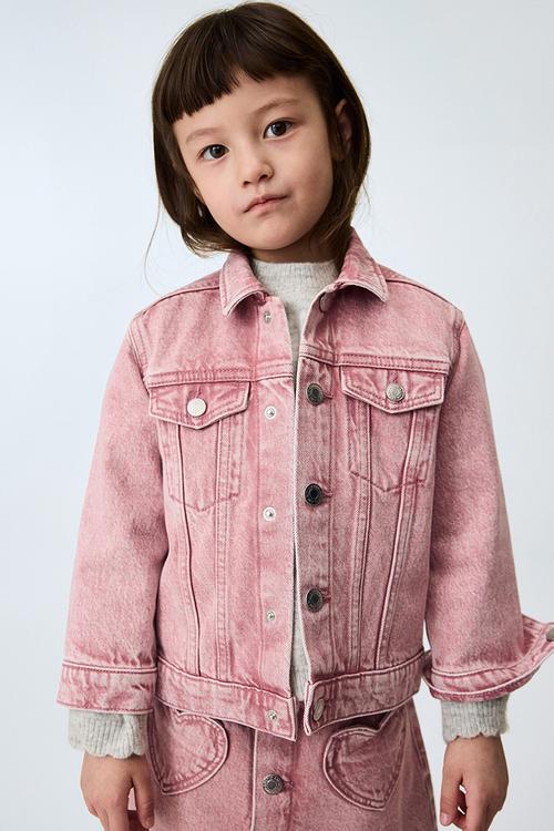 Denim jacket - dark dusty pink