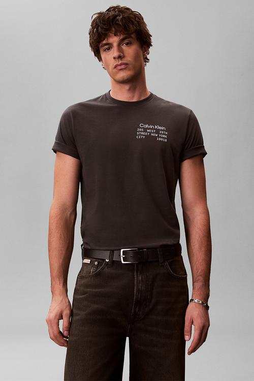 Ss 30S Whsl Ckj Ck Box Graphic Tee - Pirate Black