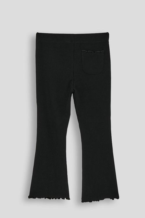 Leggings flare - black