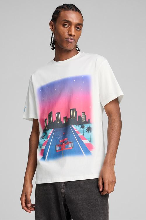 Ferrari Miami Graphic Tee II PUMA White