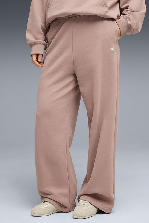 Wardrobe Ess Peach Touch Slouchy Sweatpa - Sandstone