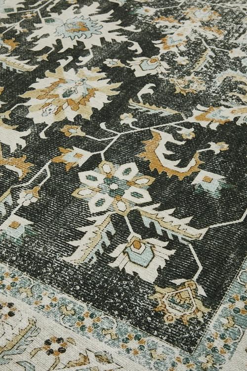 Brisbane  Isolde Floral Rug Green