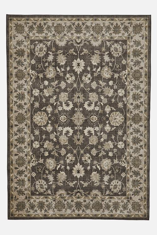 Brisbane  Avira Floral Rug Taupe