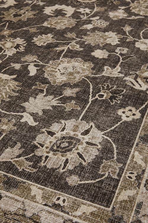 Brisbane  Avira Floral Rug Taupe