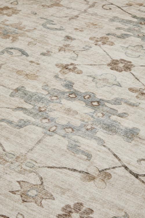 Brisbane  Thalia Floral Rug Natural