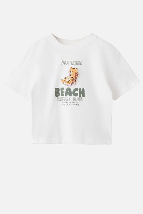 T-Shirt MBEACH - White
