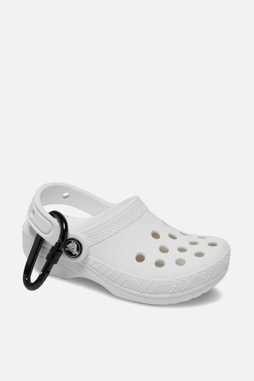 Classic clog pouch bag charm - white