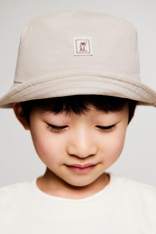 Beanie PALM - Light/Pastel Brown