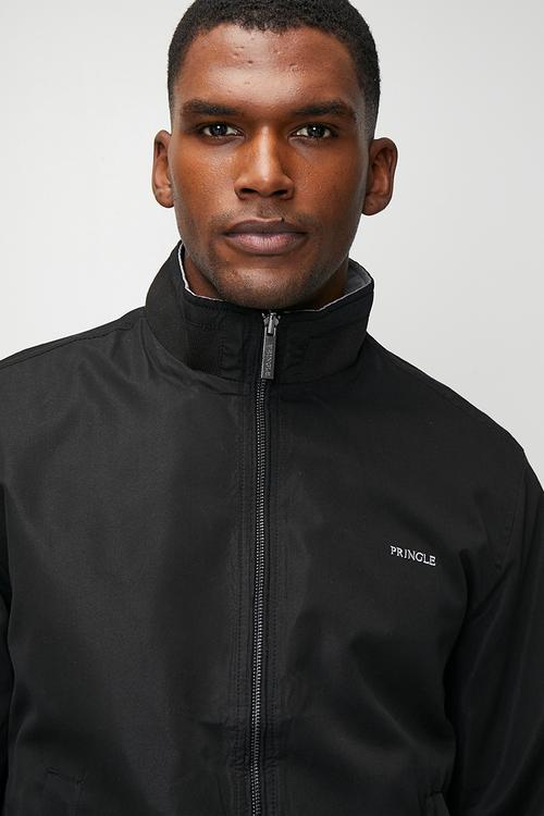 Larry Reversible Bomber Jacket - Black/Grey