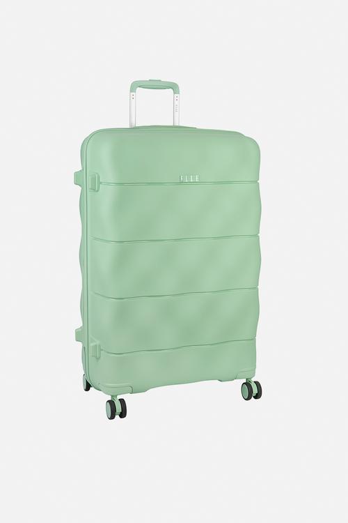 Large 4-wheel trolley case with TSA lock - Green