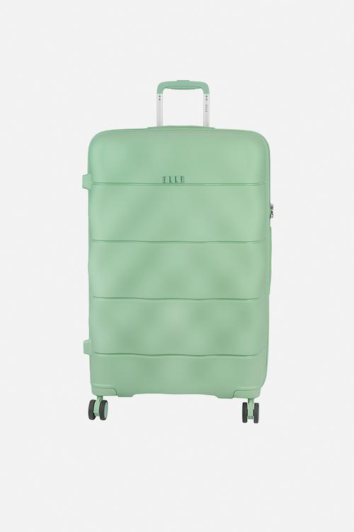 Large 4-wheel trolley case with TSA lock - Green