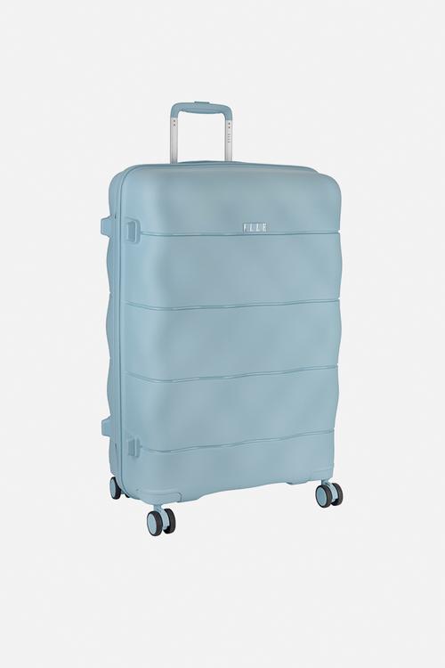 Large 4-wheel trolley case with TSA lock - Blue