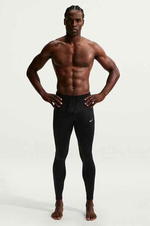 Miler Dri-FIT Running Tights -  Black/Black