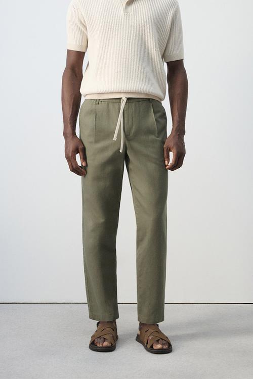 Trousers Romelino - Medium Green