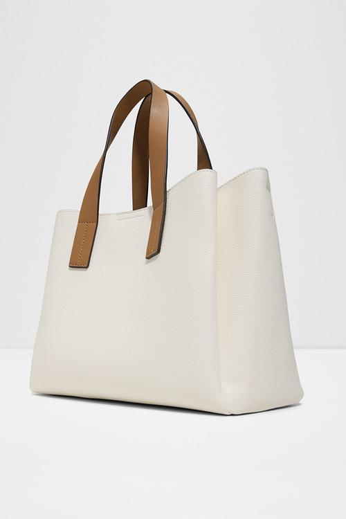 Akilah Combo Tote Bag - Beige