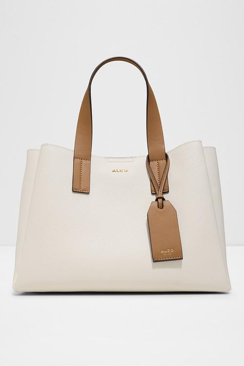 Akilah Combo Tote Bag - Beige