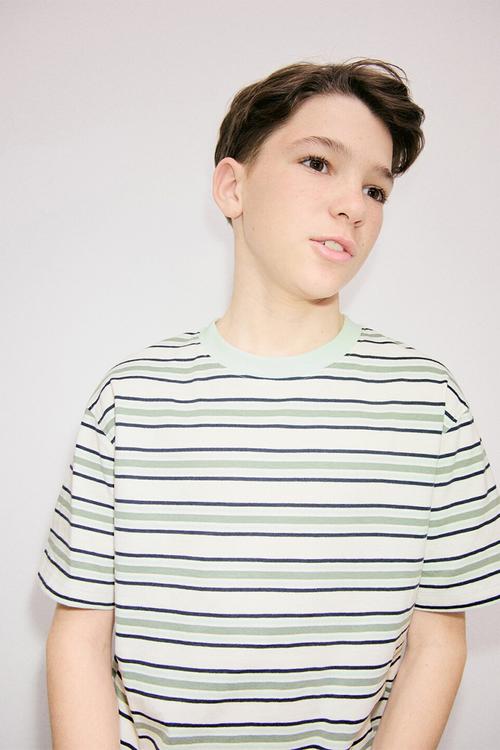 T-Shirt MSTRIPE - Turquoise / Aqua