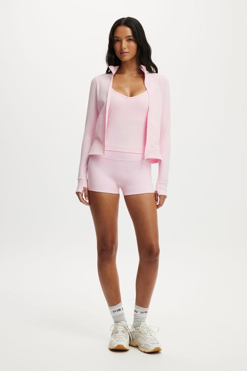 Ultra Soft Zip Through Jacket - Cherry Dream
