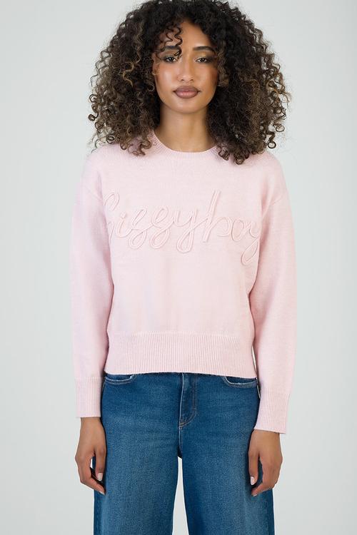 Forever Young Knit Sweater - Pale Pink