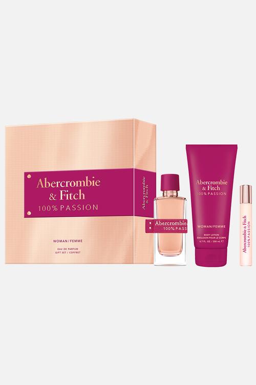 Abercrombie & Fitch 100% Passion Her Edp Gift Set - 100ml