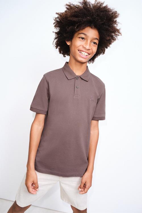 Poloshirt JAVIER - Dark Brown