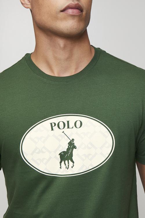 Gerald Monogram Logo T Short sleeve Tee - Green