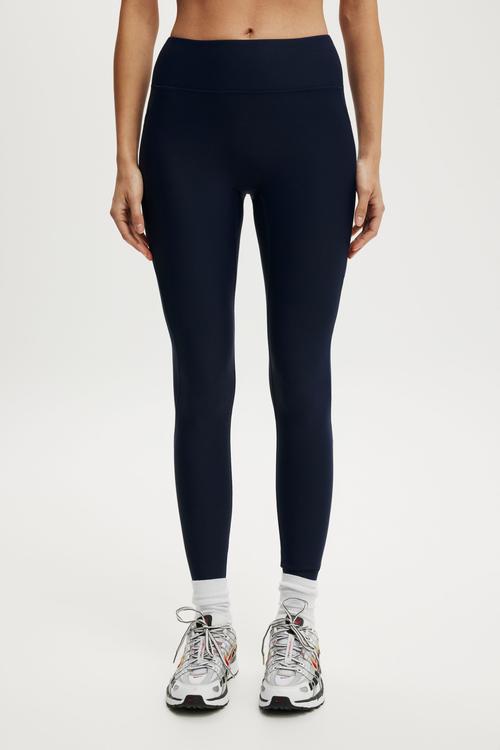 Fleece Lined Active Full Length Tight - Prep Sport Navy