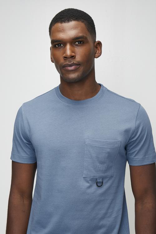 Sthembiso Pjc Ss Pocket Tee - Blue
