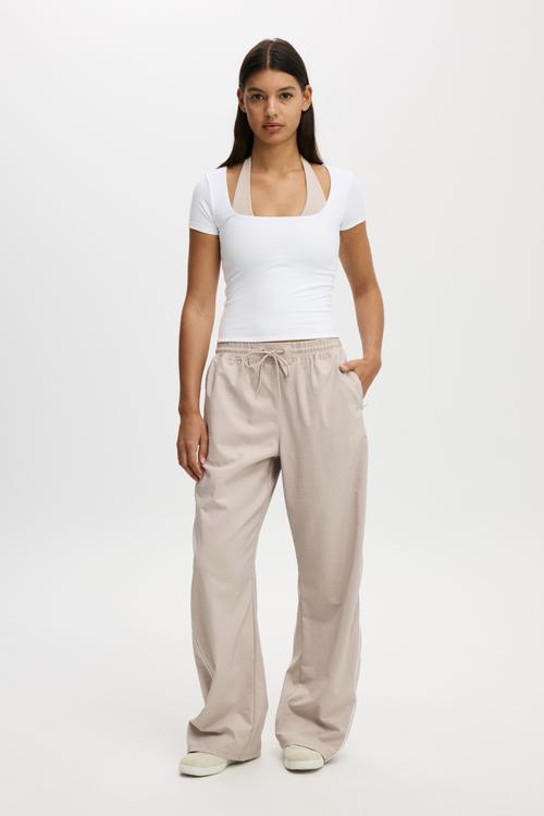 Ultra Soft Square Neck Fitted T-shirt - White