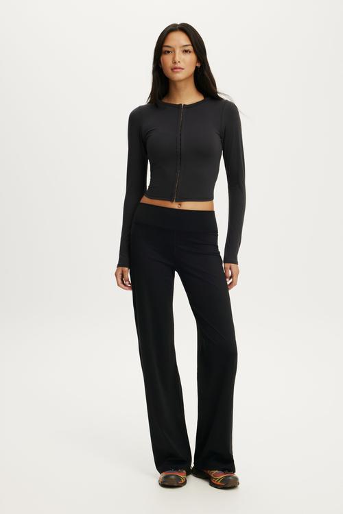 Ultra Soft Corset Long Sleeve - Black