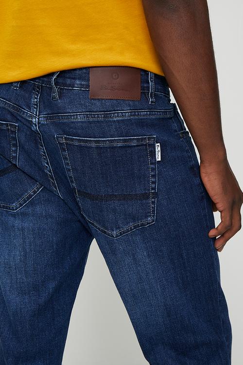 Straight Fit Classic Denim - Mid Blue