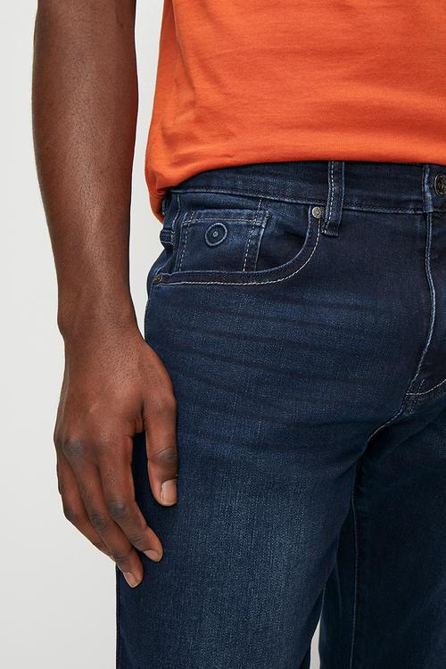 Straight Fit Classic Denim - Blue Black