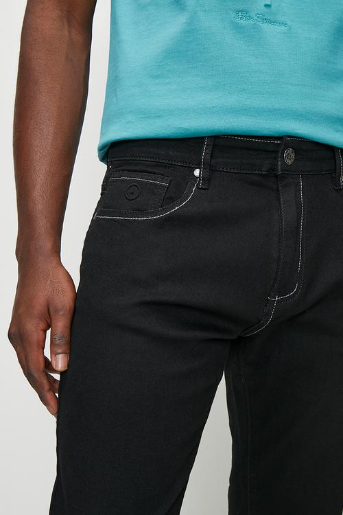 Straight Fit Classic Denim - Black