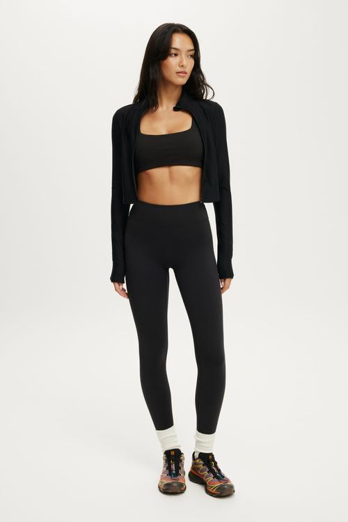 Ultra Luxe Invisible Scrunch V Full Length Tight - Black