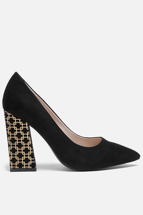 Aria printed heel