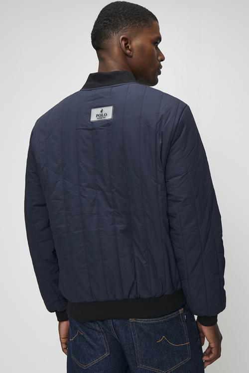 Colt PJC Quilted Bomber Jacket - Navy