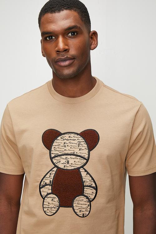 Ben Bear Chenille Fur 260g Tee-Shirt - Cornstalk