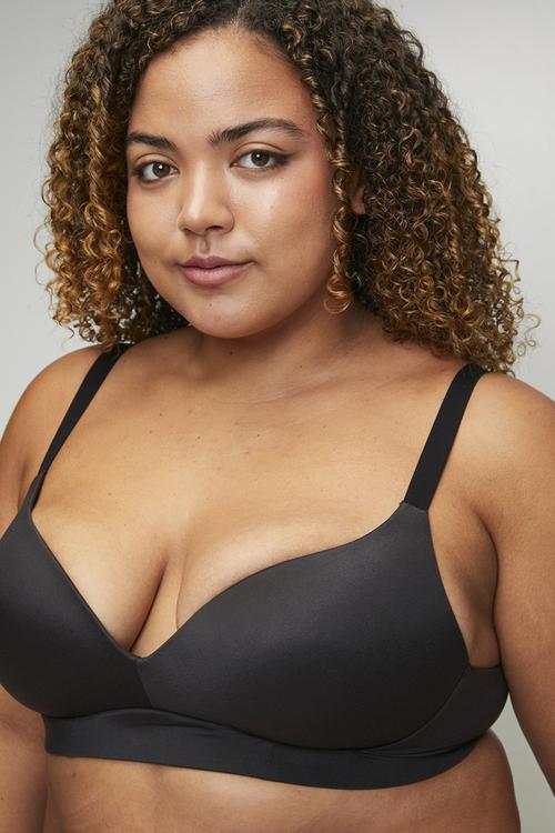 Plus size bra - black