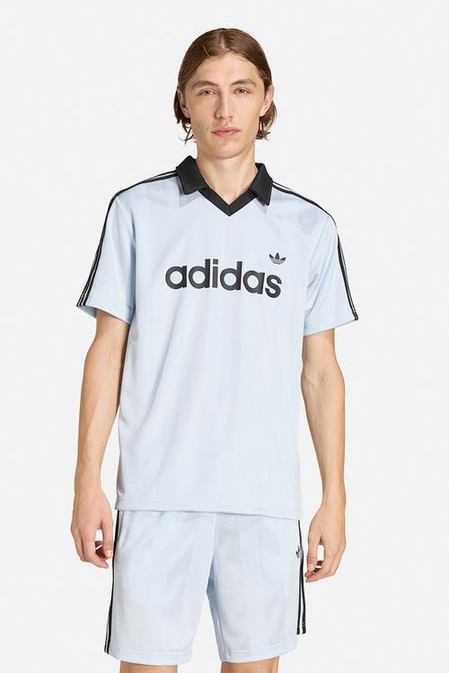 Archive Collar Engineered Jersey  - Crystal Sky Blue