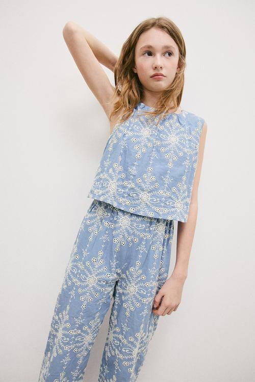 Jumpsuit CRETA - Medium Blue